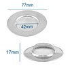 Set of 2 Stainless Steel Abflußsieb Set Ideal for the
