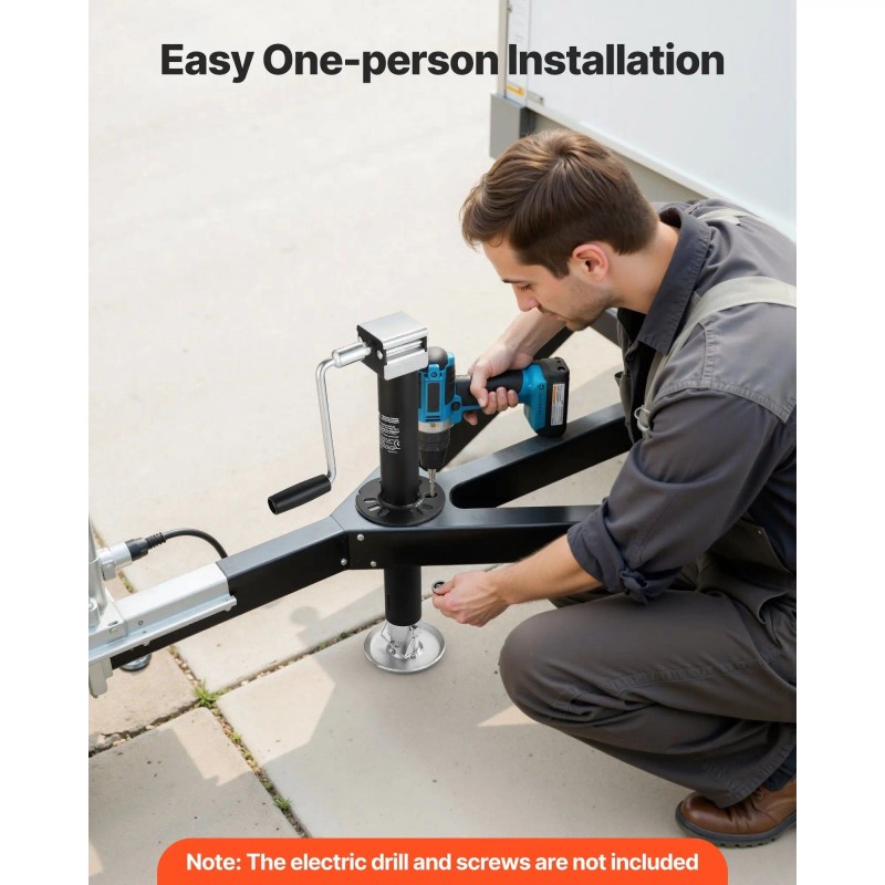 Vertical Travel Trailer Lift Jack 5000 Lbs A Frame Car
