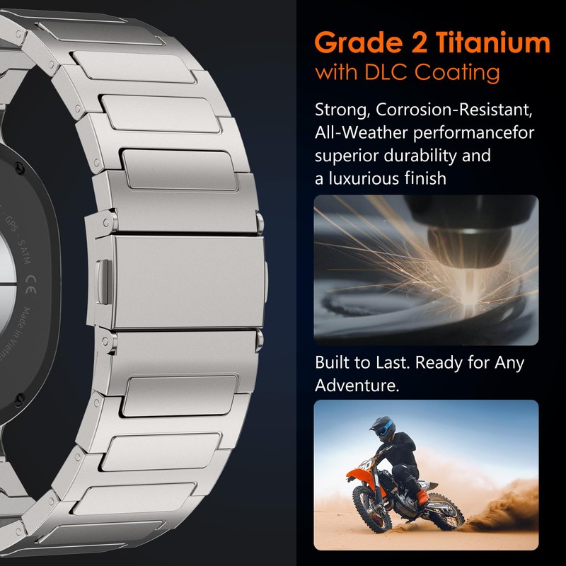 NewWays Titanium Band for Galaxy Watch 8 Classic 46mm /