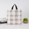 AIMALL 50-Pack Reusable Plastic Tote Bags, Durable Shopping Bags with