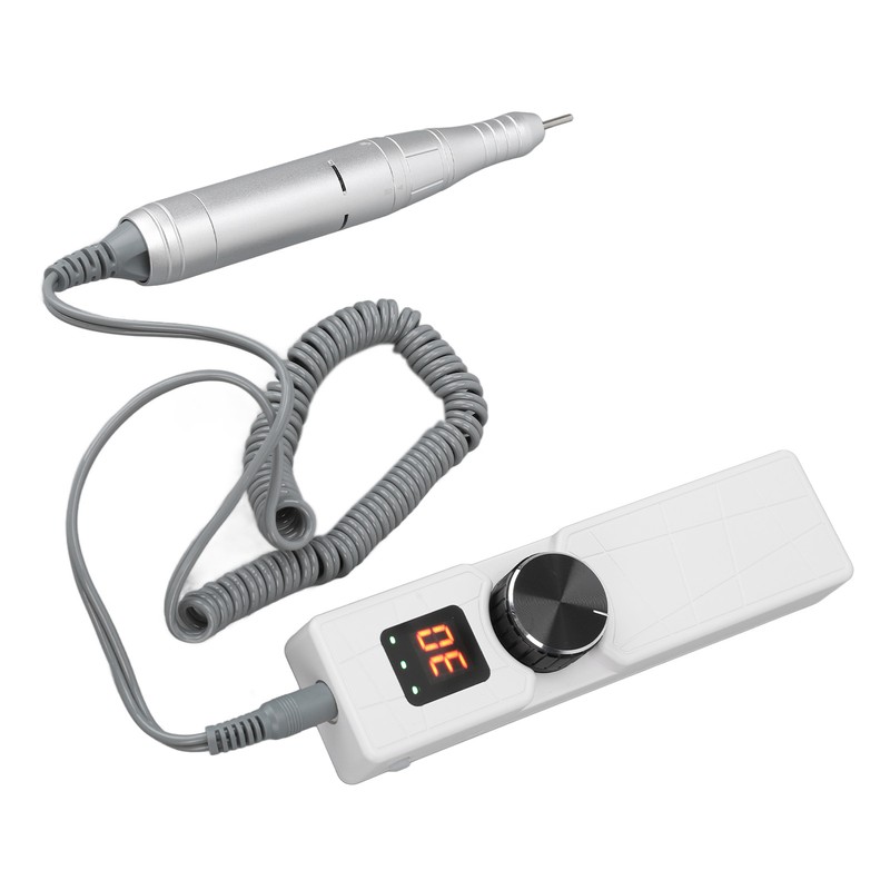 LCD Nail Drill Machine Portable USB Charging Adjustable Electric Nail