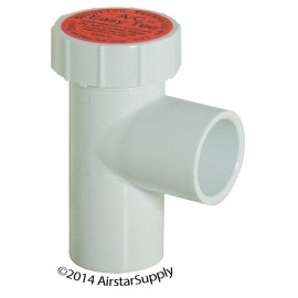 Diversitech ET-75 A/C Easy Tee - 3/4 Condensate Tee with Service Port