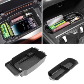 Neepiar Center Console Organizer Compatible with 2023 2024 2025 2026 Mazda CX-50 Center Console Insert Tray Armrest Storage Box Coin Holder Interier Accessories