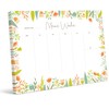 Cucoller Weekly Planner Pad A4 without Fixed Date (50 Pages),