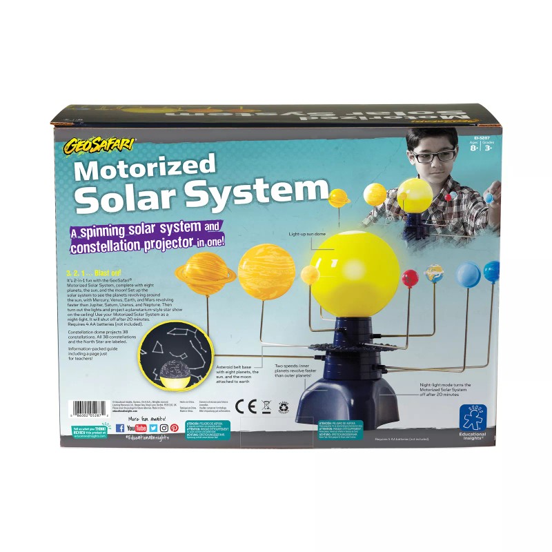 Educational Insights New - Educational Insights GeoSafari Motorized Solar System