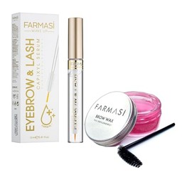 Farmasi Brow & Lash Nourishing Set: Styling Brow Wax & Growth-Boosting Serum