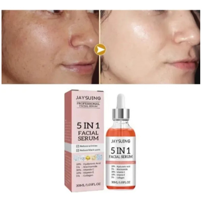 Set Dos Serum Facial 5 En 1 Reduce Poros Dilatados