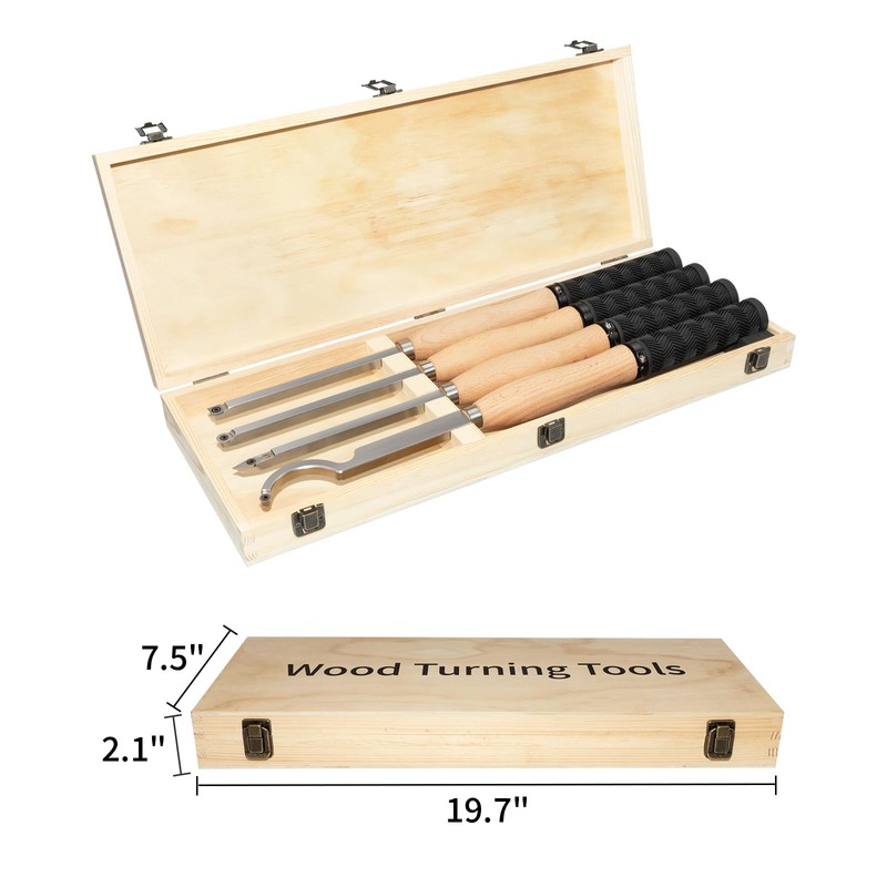 DEEFIINE 18.3" Full Size Carbide Tip Wood Lathe Turning Tool