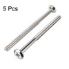 sourcing map M6x90mm Phillips Head Screws Furniture Bolts 60mm Thread