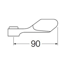 SANEI PR230F-S One-touch Lever One-Touch Operation, Includes 4 Adapters