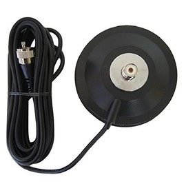Workman PM5-SO CB Radio Antenna Magnet Mount with PL-259 Plug & 16` Foot Coax