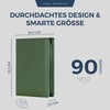 VON HEESEN Men's Leather Wallet with RFID Protection - Genuine