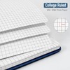 Ouzoustate Graph Paper Notebook 8.5" x 11", A4 Blue Grid
