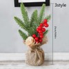 Mini Christmas Tree,3 PCS Christmas Tabletop Tree Artificial Christmas Tree