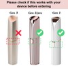 Replacement Heads for Flawless Facial Hair Remover, Replacement Blades for
