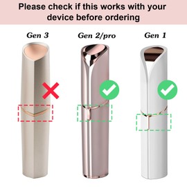 Replacement Heads for Flawless Facial Hair Remover, Replacement Blades for Finishing Touch Flawless Hair Removal Gen 2
