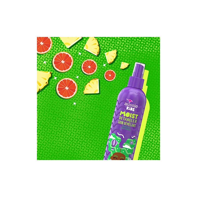 Aussie Kids Moist Detangler for Kids, 8 Fl Oz (Pack