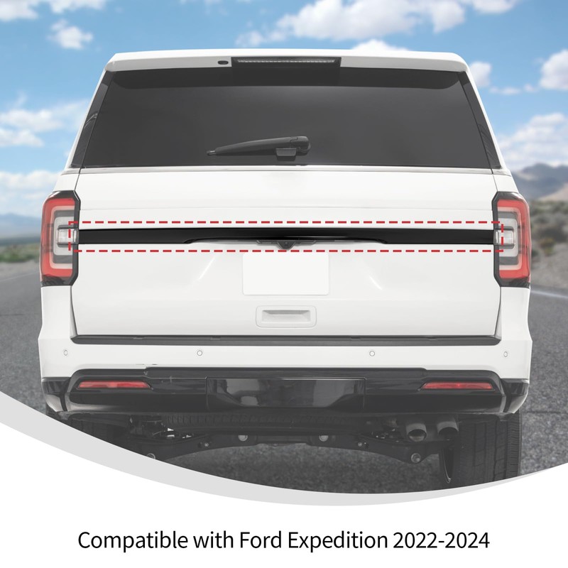 Linskip Tailgate Center Trim Panel Compatible with Ford Expedition 2022
