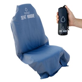 Seat Hoodie Car Seat Towel | Premium Microfiber Towel Seat Covers for Cars | Universal Fit & Machine Washable | Portable Car Seat Towel Cover After Gym, Yoga, Beach Navy