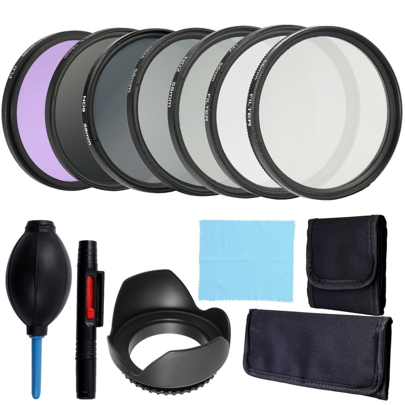 Professional Lens and Filter Bundle Complete and Compact Camera Accessory