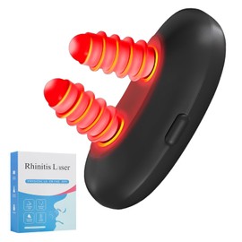 Red Light Nasal Therapy Device, RespiRelief Nasal Red Light Therapy, Portable Infrared Nose Clearing Device for Dry Nose & Sinus Comfort No More Colds