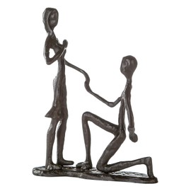 'Casablanca 74567 Burnished Design Marry Me – Sculpture – Cast Iron – Colour 17 x 14 x 5 cm