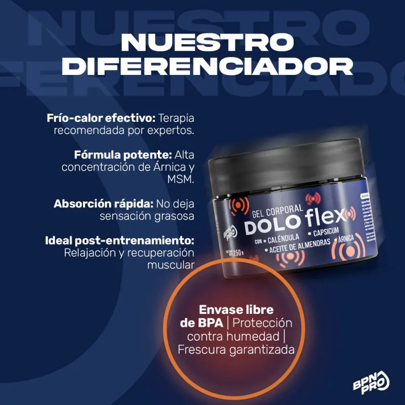Doloflex BPN PRO Gel Muscular y Articular | Árnica Caléndula