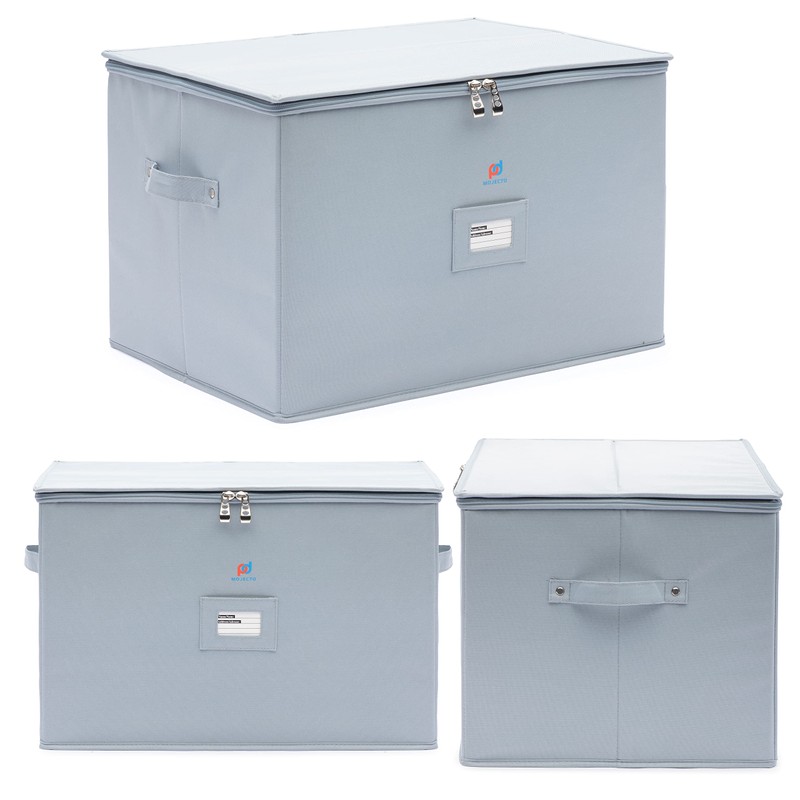 MOJECTO Extra Large Tall Hard Stemware Storage Box (20x15.5x13.2 In).