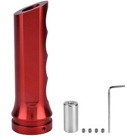 Cubierta Universal de Freno de Mano de Aleación de Aluminio, Protector para Palanca de Estacionamiento, Accesorio Interior para Auto, Color Rojo