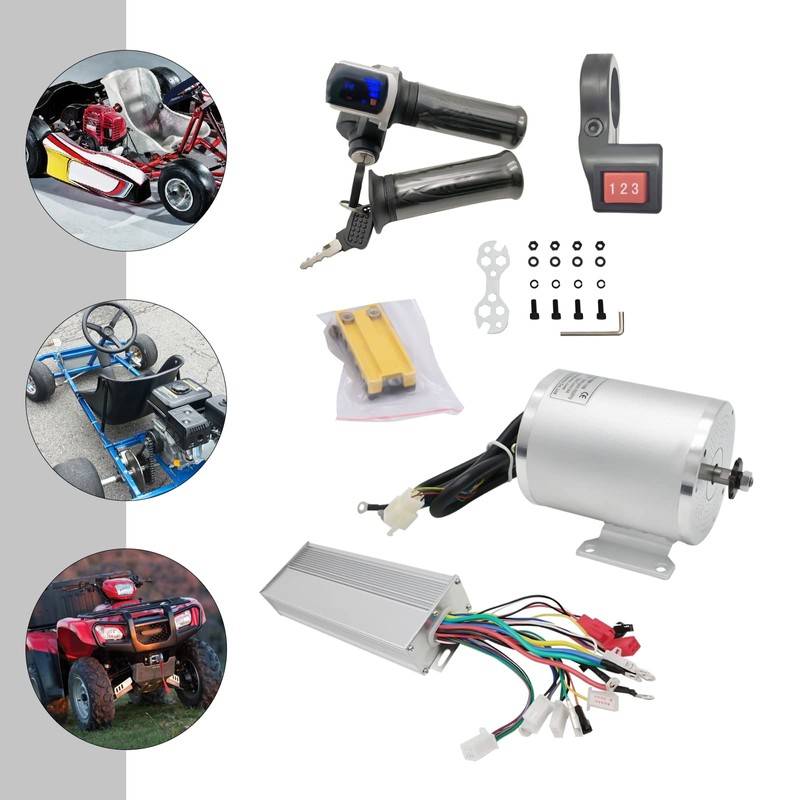 48V DC 2000W Brushless Motor Controller Kit with LCD Throttle