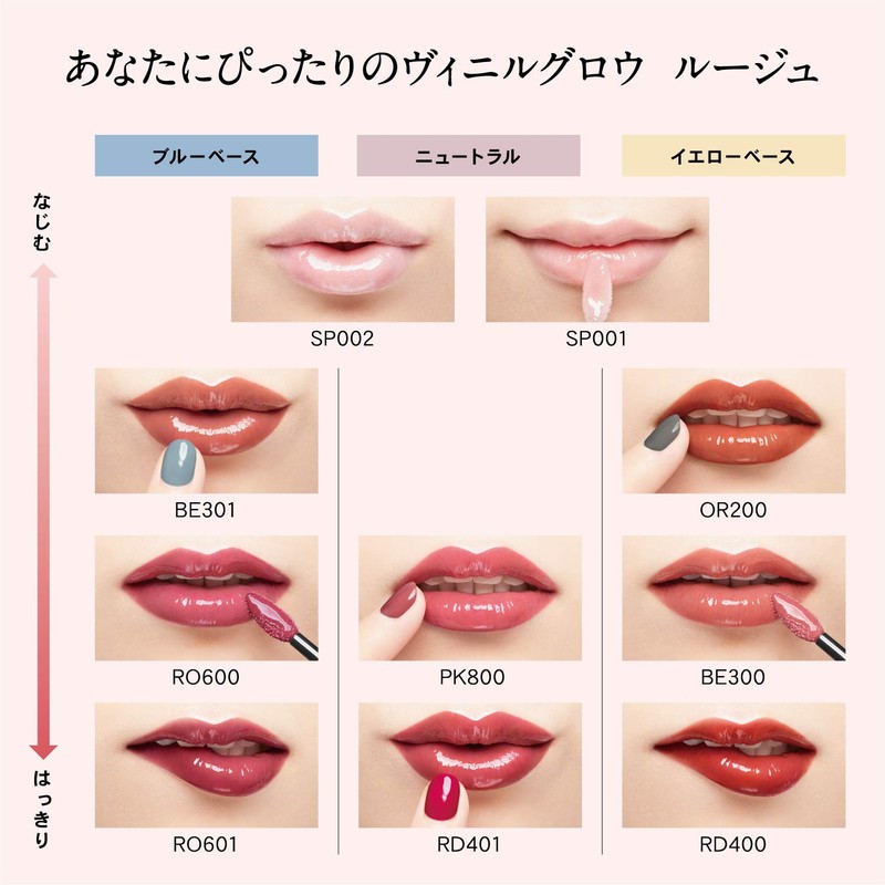 ESPRIQUE OR200 Vinil Grow Rouge Lipstick, Orange Type, 0.2 oz