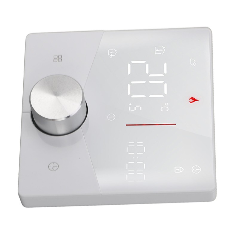 Smart Digital Thermostat 5A AC 95‑240V IP20 White Adjustable Backlight