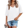 Cicy Bell Womens Summer V Neck T Shirts Casual Short