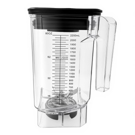 CRANDDI blender parts, ONLY for CRANDDI K96, K80, K85 Blender，80oz Blender Replacement with Blade and Lid, Food-grade Pitcher (2200ML)