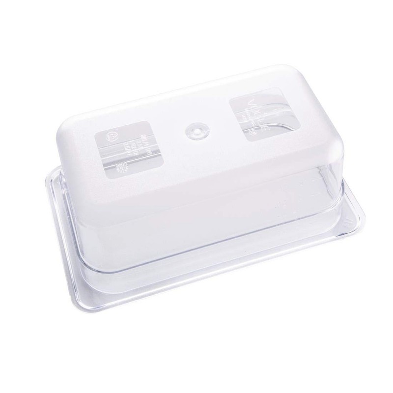 Vogue U237 Polycarbonate 1/4 Gastronorm Container, 2.4 L Capacity, 265