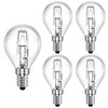 SCNNC E14 G45 Halogenlampe 28W Dimmbar 230V, Halogenlampe E14 42W
