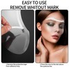 Xujinsongg 50 Pcs Clear Face Visors, Plastic Transparent Shower Face