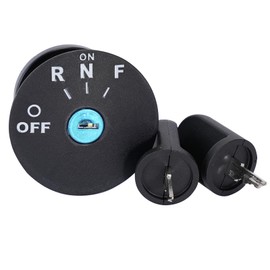 Rldym Golf Cart Starter Ignition Key Switch 605637 611283 609682 for EZGO RXV 2008-Up 48V Electric Golf Cart with 4 Tap Position 2 Spare Umbrella Keys