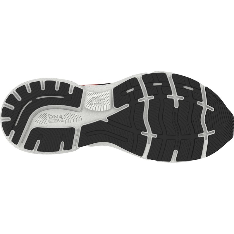 Brooks Men's Ghost 15 Neutral Running Shoe - Ebony/Black/Spicy Orange