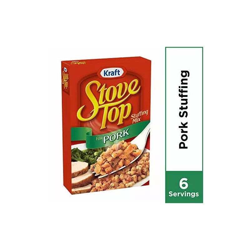 Stove Top Pork Stuffing Mix 6 oz [1-Box] - 2-Boxes