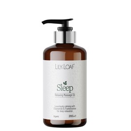 Lily & Loaf Sleep Massage Oil – Natural Aromatherapy Body Oil for Deep Sleep & Relaxation – With Organic Plant Oils & Essential Oils – Calming & Hydrating, 100ml