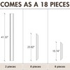 Wainscoting Panels - Peel and Stick 4 Bottom Frame |