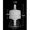 LUERFLEX Lab Filter Holder Reusable Barbhead Filter PTFE ID 25mm