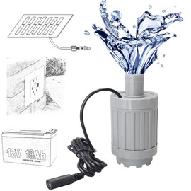 TALFIT 500GPH Submersible Pump,solar water pump,Ultra Quiet Water Pump with 13ft Power Cord for Aquarium, Pond, Fish Tank, Water Pump Hydroponics, Backyard Fountain (24V 500GPH)