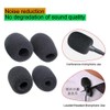GeRRiT Mini Size Lapel Headset Mic Foam Covers Microphone Windscreen,