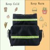 MEODOASSY Food Delivery Backpack,17"x17"x16" Insulated Pizza Delivery Backpack,Large Motorcycle Food