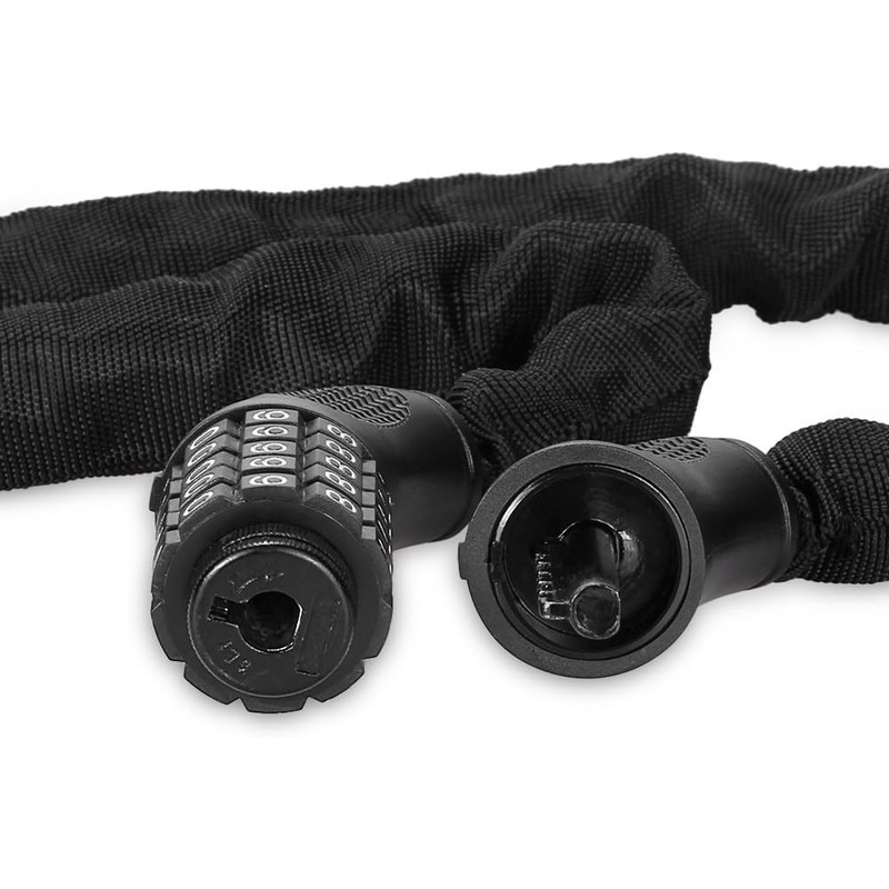 Accessotech Heavy Duty Bicycle Lock 5-Digit Combination Chain 90cm Scooter
