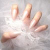 [In-store special discount] Glossy glazed donut handmade nail tip -
