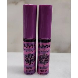 NYX 2 - NYX  Limited Edition - Butter Lip Gloss Candy Swirl #BLGS03 SNOW CONE.