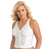 EXQUISITE FORM Women's Original Longline Posture Bra #5107565, White, 44C